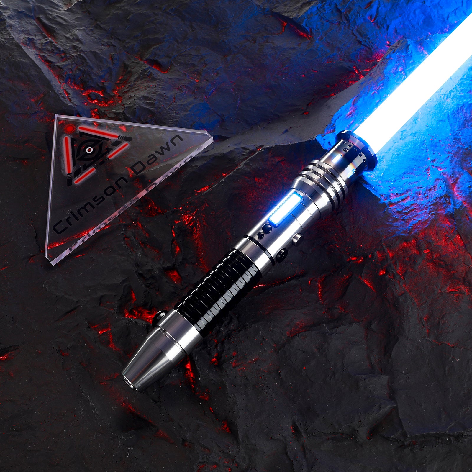 FEATHERWEIGHT CHAMPION ライトウェイト 5インチ Hunted, Crimson Neocore - Hilt - Replica - Crimson Dawn®