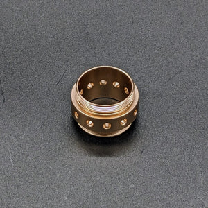 Coupler Male to Male Pass through  Pommel