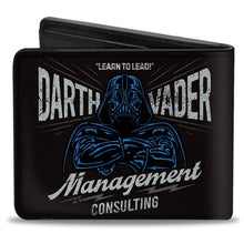 Load image into Gallery viewer, Bi-Fold Wallet - Star Wars DARTH VADER MANAGEMENT CONSULTING