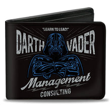 Load image into Gallery viewer, Bi-Fold Wallet - Star Wars DARTH VADER MANAGEMENT CONSULTING