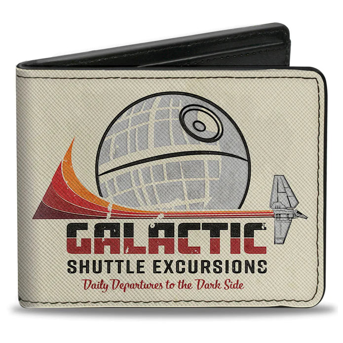 Bi-Fold Wallet - Star Wars Death Star GALACTIC SHUTTLE EXCURSIONS