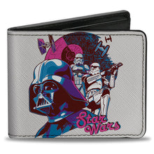 Load image into Gallery viewer, Bi-Fold Wallet - STAR WARS Darth Vader and Stormtroopers Death Star