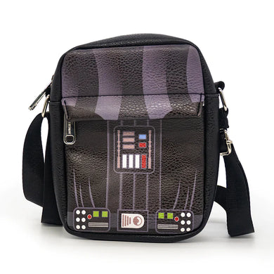 Darth Vader Character Close-Up Crossbody Wallet