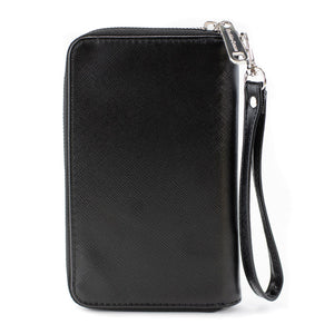 PU Zip Around Wallet Rectangle - Star Wars The Mandalorian Din Djarin and Grogu Starfighter