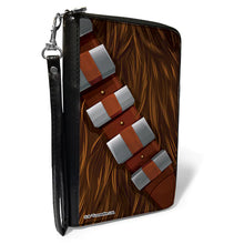 Load image into Gallery viewer, PU Zip Around Wallet Rectangle - Star Wars Chewbacca Bandolier