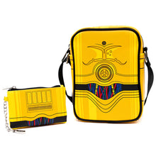 Load image into Gallery viewer, Bag and Wallet Combo, Star Wars C3PO Droid Body