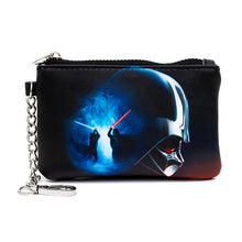 Load image into Gallery viewer, Bag and Wallet Combo, Star Wars Darth Vader and Obi-Wan Battle Scene