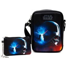 Load image into Gallery viewer, Bag and Wallet Combo, Star Wars Darth Vader and Obi-Wan Battle Scene