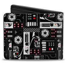 Load image into Gallery viewer, Bi-Fold Wallet - Star Wars Darth Vader Icons Collage
