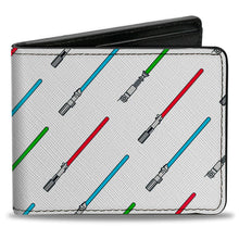 Load image into Gallery viewer, Bi-Fold Wallet - Star Wars Lightsabers