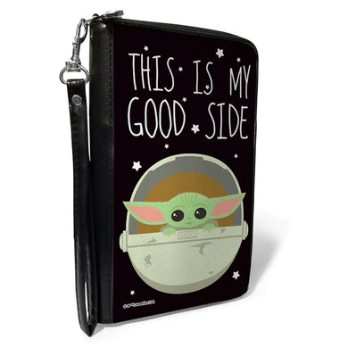 PU Zip Around Wallet Rectangle - Star Wars The Child Chibi Pod