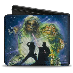 Bi-Fold Wallet - Star Wars Luke Holding Lightsaber