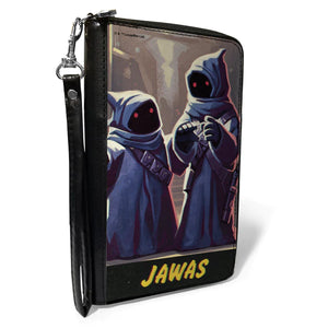 PU Zip Around Wallet Rectangle - Star Wars Jawas Pose