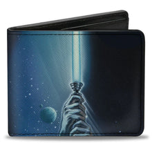 Load image into Gallery viewer, Bi-Fold Wallet - Star Wars Luke Holding Lightsaber