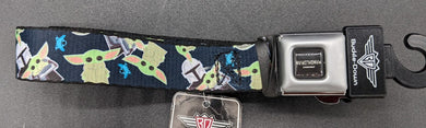 Star Wars The Mandalorian The Child Grogu and Frog Icons Seatbelt Belt